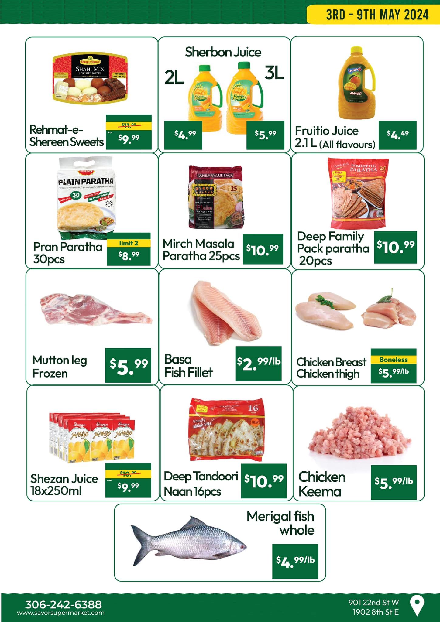 Savor Supermarket Flyer May 3 to 9