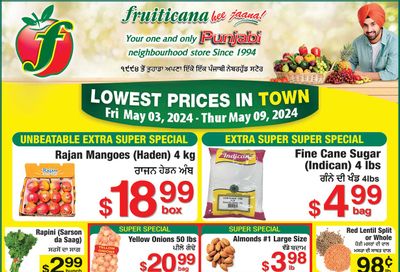 Fruiticana (Calgary) Flyer May 3 to 9