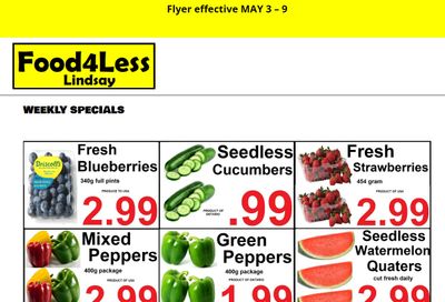 Food 4 Less (Lindsay) Flyer May 3 to 9