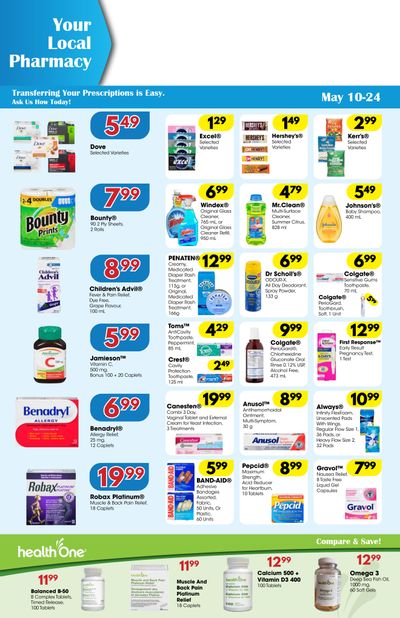 Drug Town Pharmacy Flyer May 10 to 24
