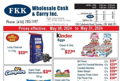 FKK Wholesale Cash & Carry Flyer May 6 to 31