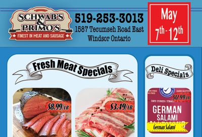 Schwab's & Primo's Flyer May 6 to 12