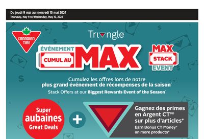Canadian Tire (QC) Flyer May 9 to 15