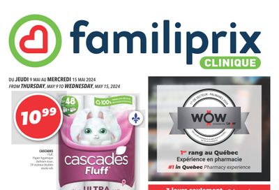 Familiprix Clinique Flyer May 9 to 15