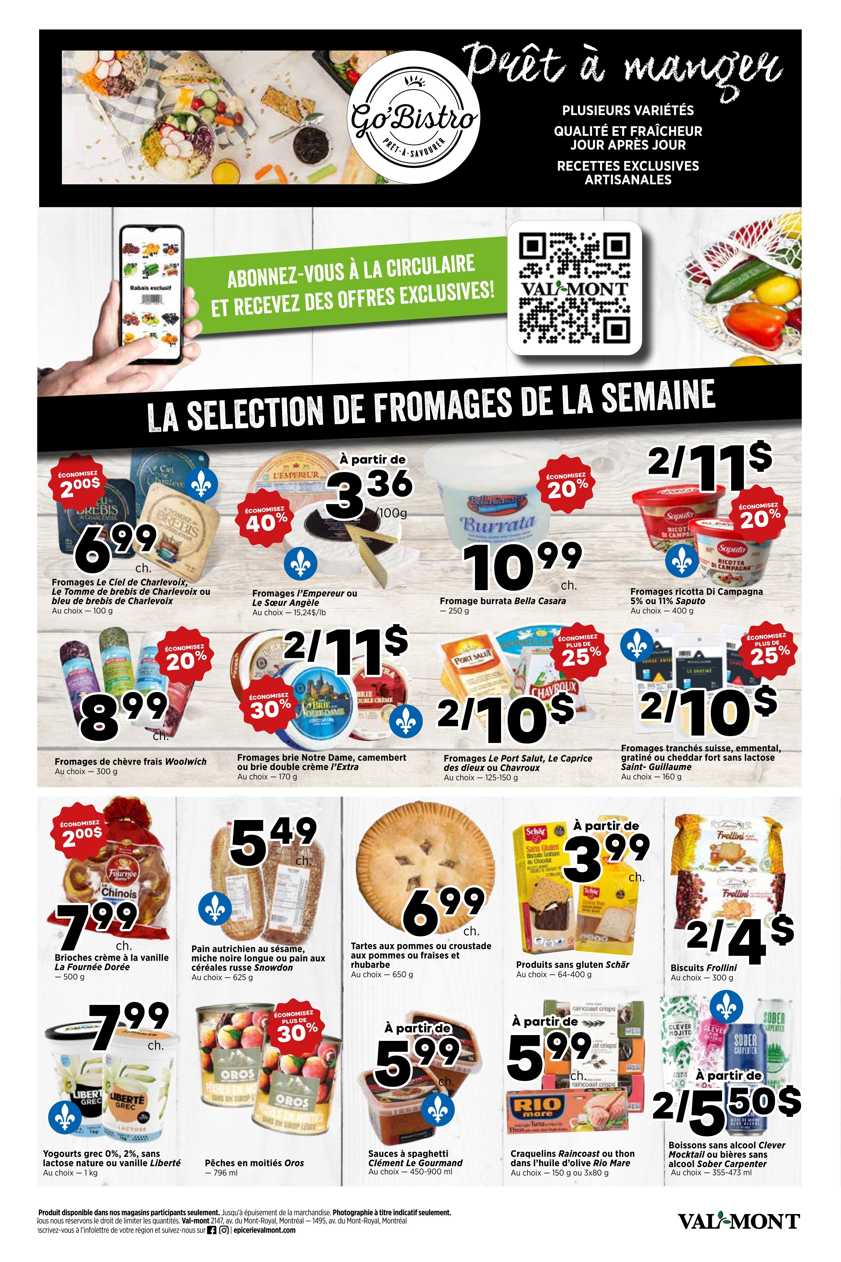Val-Mont Flyer May 9 to 15