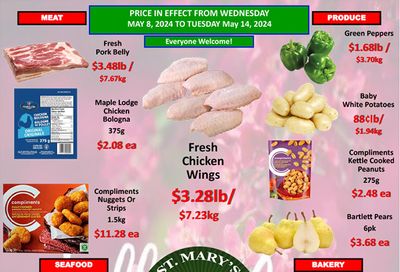 St. Mary's Supermarket Flyer May 8 to 14