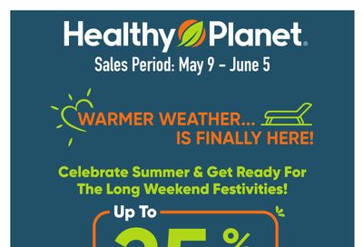 Healthy Planet Flyer May 9 to June 5