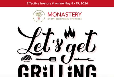 Monastery Bakery Flyer May 8 to 15