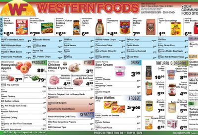 Western Foods Flyer May 8 to 14