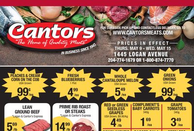 Cantor's Meats Flyer May 9 to 15