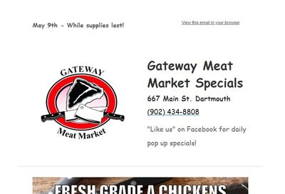 Gateway Meat Market Flyer May 9 to 15