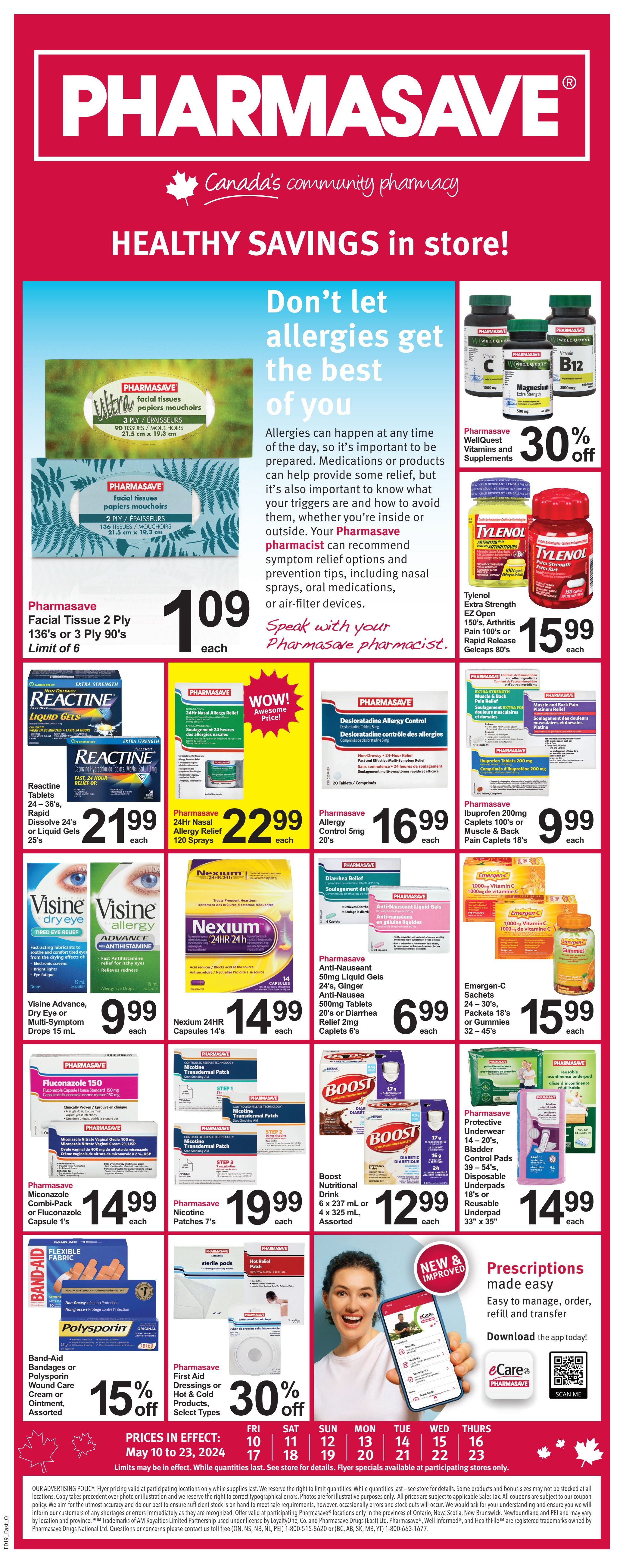 Pharmasave (ON) Flyer May 10 to 23
