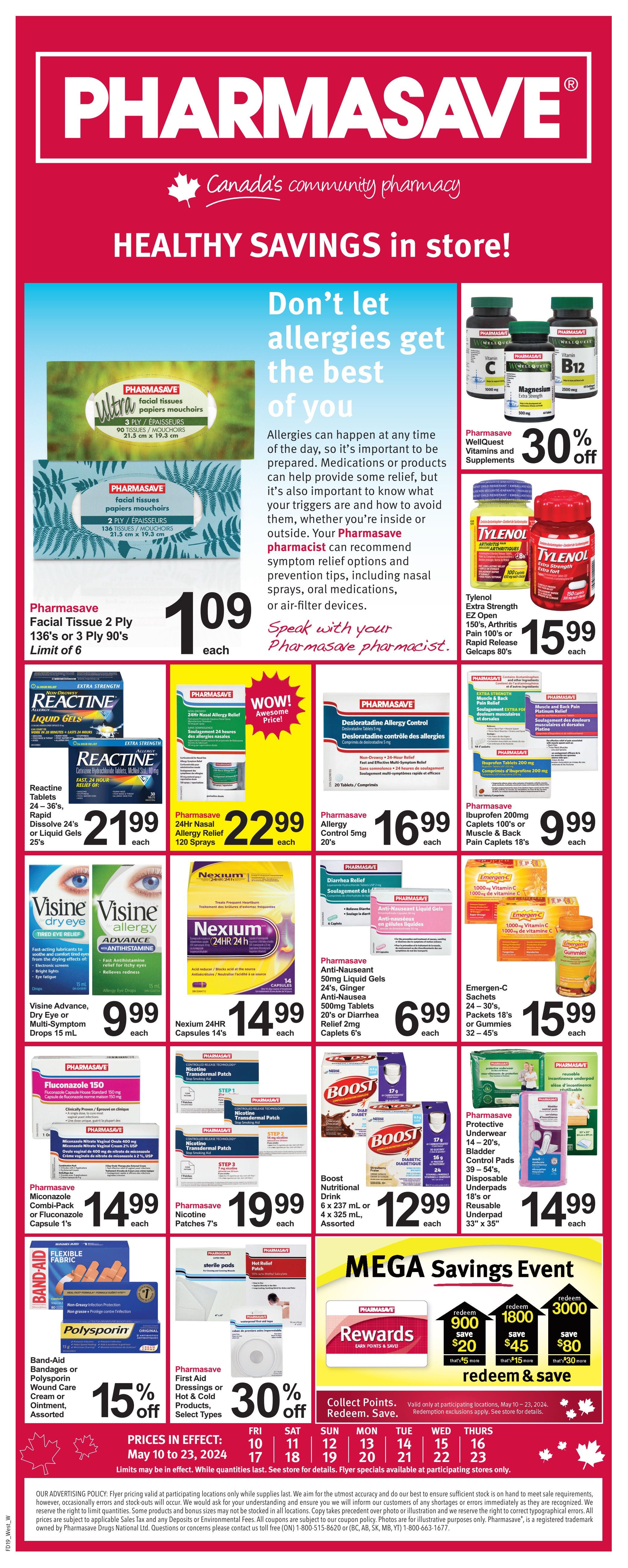 Pharmasave (AB, SK & MB) Flyer May 10 to 23