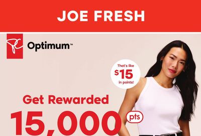 Joe Fresh Flyer May 9 to 15