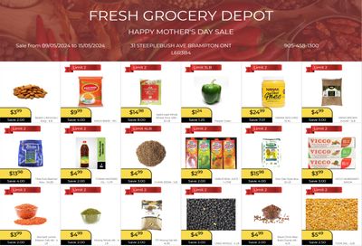 Fresh Grocery Depot Flyer May 9 to 15