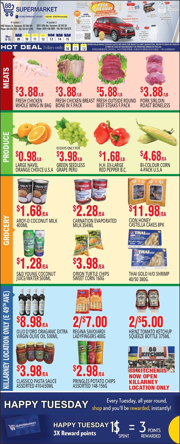 88 Supermarket Flyer May 9 to 15