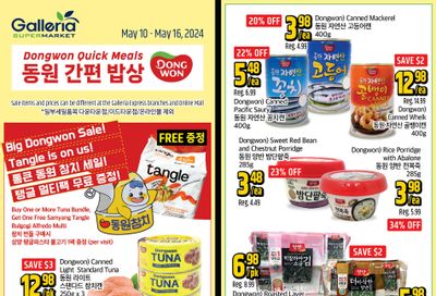 Galleria Supermarket Flyer May 10 to 16