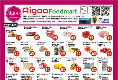 Aigoo Foodmart Flyer May 10 to 16