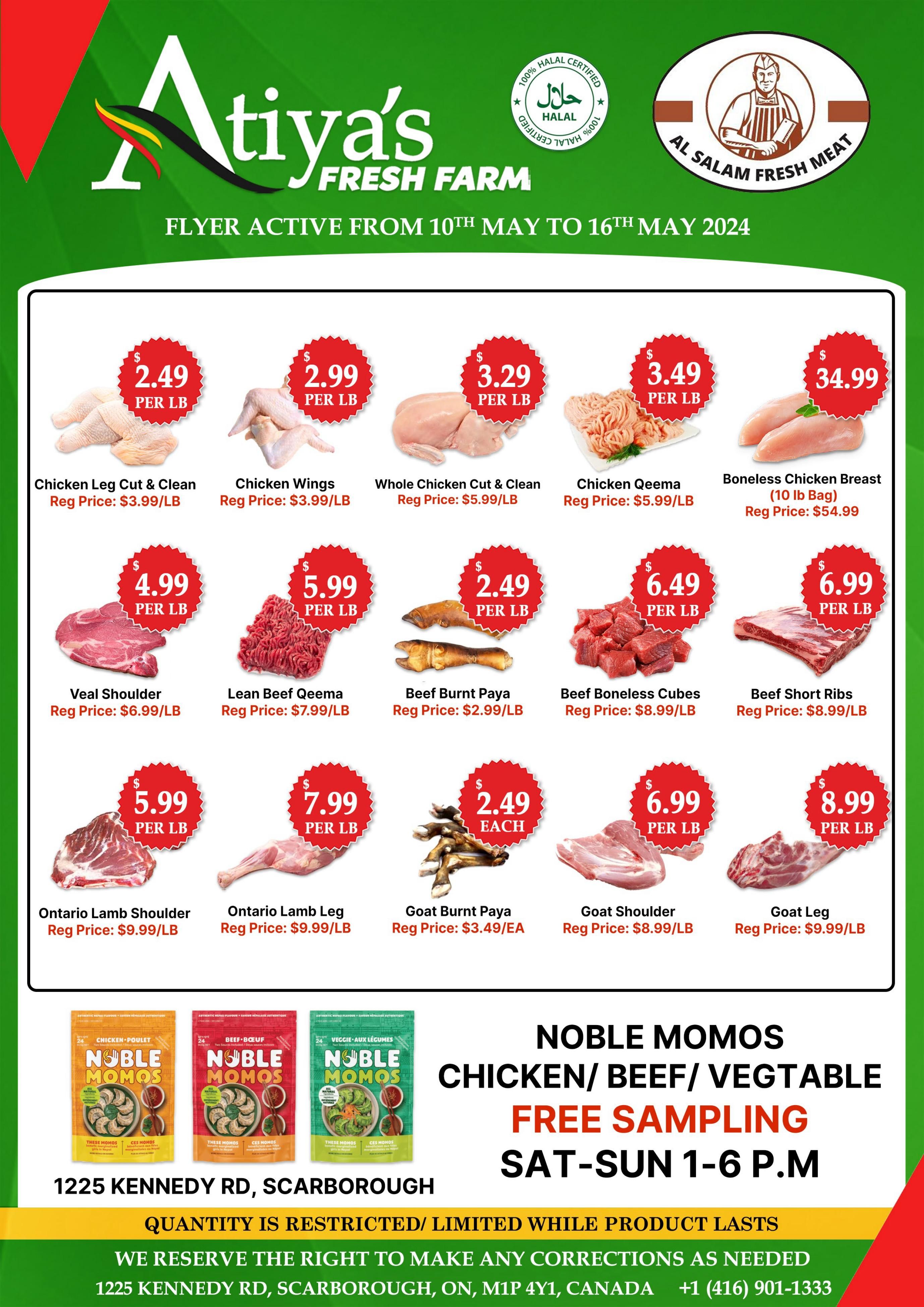 Atiya's Fresh Farm Flyer May 10 to 16