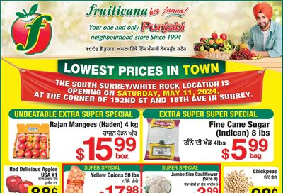 Fruiticana (Greater Vancouver) Flyer May 10 to 15