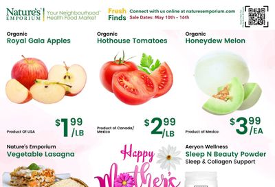 Nature's Emporium Weekly Flyer May 10 to 16