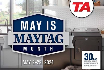 TA Appliances and Barbecues Flyer May 2 to 29