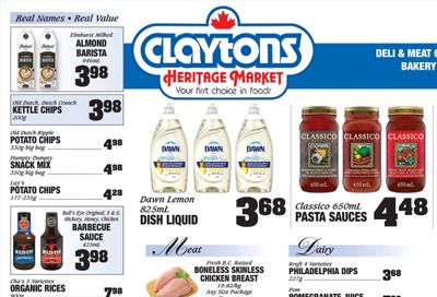 Claytons Heritage Market Flyer May 10 to 16