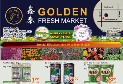 Golden Fresh Market Flyer May 10 to 16 Golden Fresh Market Flyer May 10 to 16