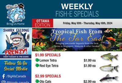 Big Al's (Ottawa) Weekly Specials May 10 to 16