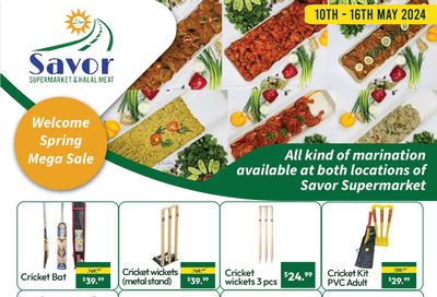 Savor Supermarket Flyer May 10 to 16