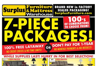 Surplus Furniture & Mattress Warehouse (Thunder Bay) Flyer June 2 to 29