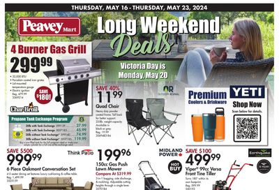 Peavey Mart Flyer May 16 to 23