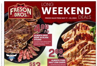 Freson Bros. Flyer May 17 to 23