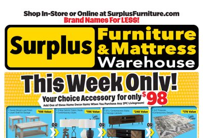 Surplus Furniture & Mattress Warehouse (Sault Ste Marie) Flyer May 13 to 19