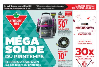 Canadian Tire (QC) Flyer May 16 to 22