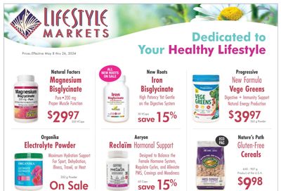 Lifestyle Markets Flyer May 8 to 26