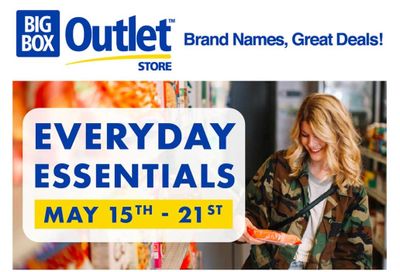 Big Box Outlet Store Flyer May 15 to 21