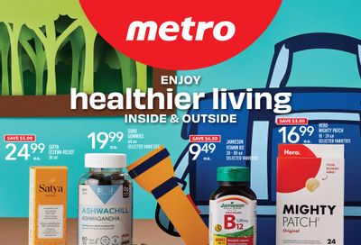 Metro (ON) Healthier Living Flyer May 16 to 29