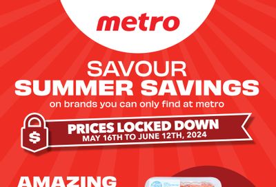 Metro (ON) Summer Savings Flyer May 16 to June 12