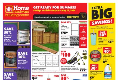 Home Hardware Building Centre (BC) Flyer May 16 to 22