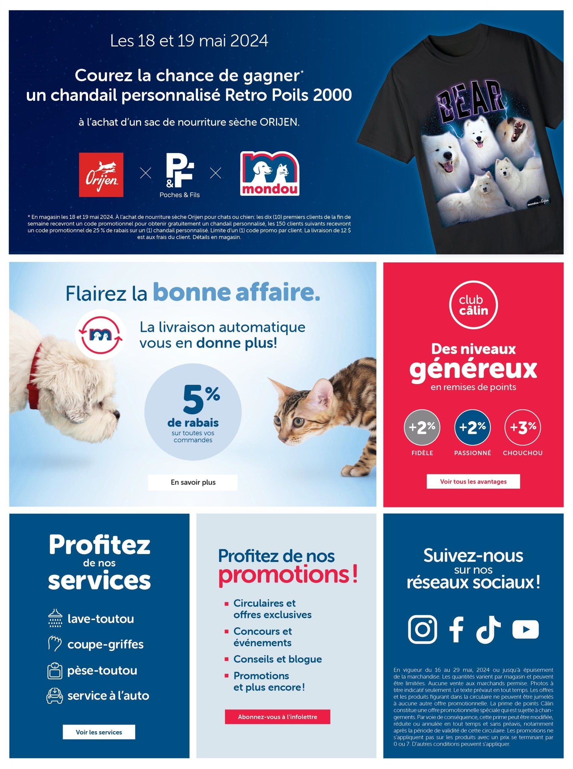 Mondou Flyer May 16 to 29