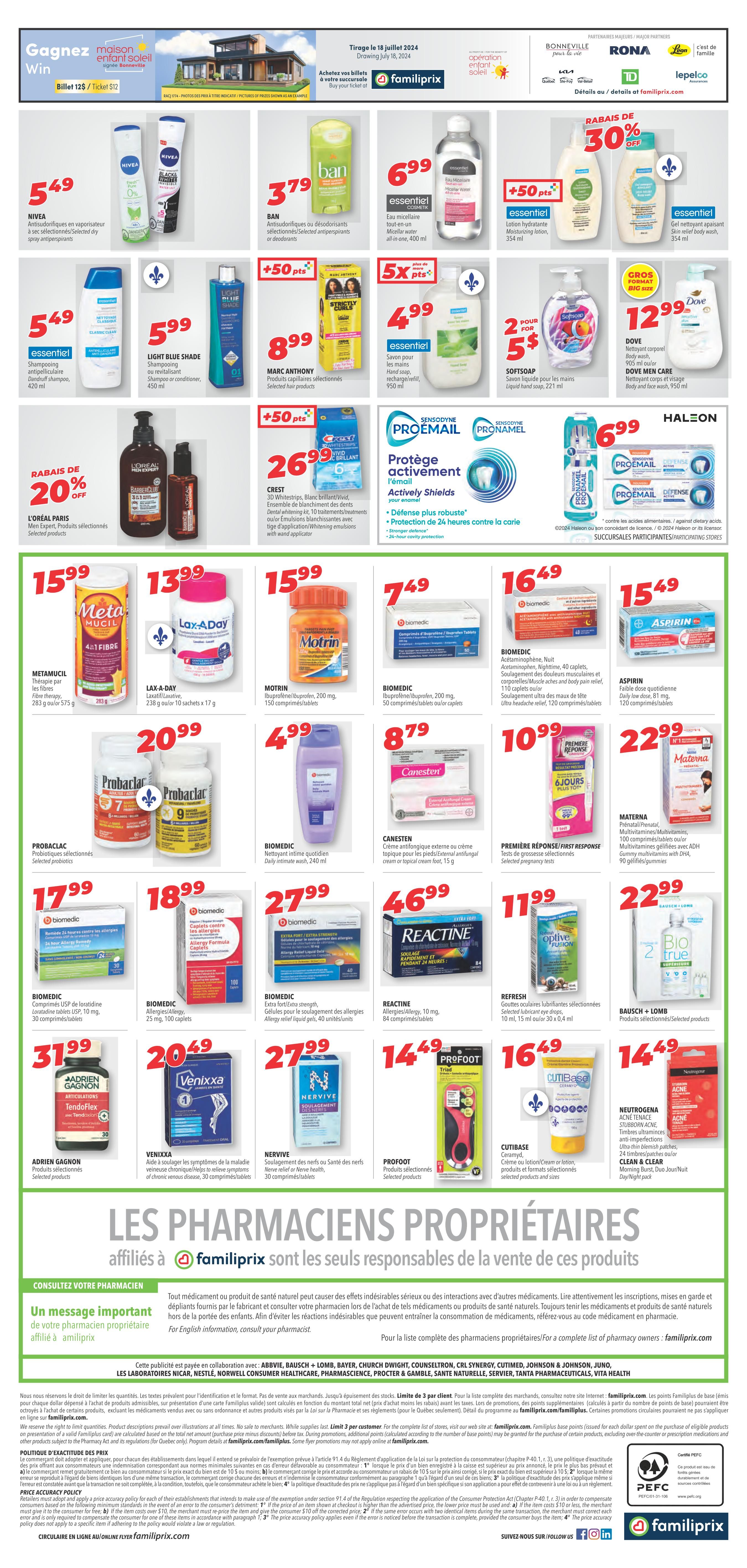 Familiprix Sante Flyer May 16 to 22