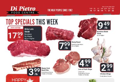 Di Pietro Food Centre Flyer May 16 to 22