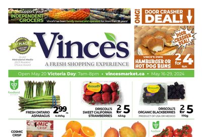 Vince's Market Flyer May 16 to 22