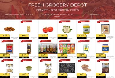 Fresh Grocery Depot Flyer May 16 to 22