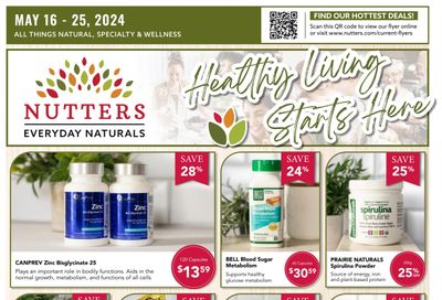 Nutters Everyday Naturals Flyer May 16 to 25