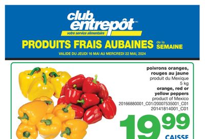 Wholesale Club (QC) Fresh Deals of the Week Flyer May 16 to 22