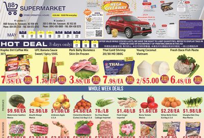 88 Supermarket Flyer May 16 to 22
