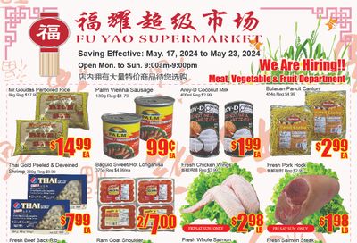 Fu Yao Supermarket Flyer May 17 to 23