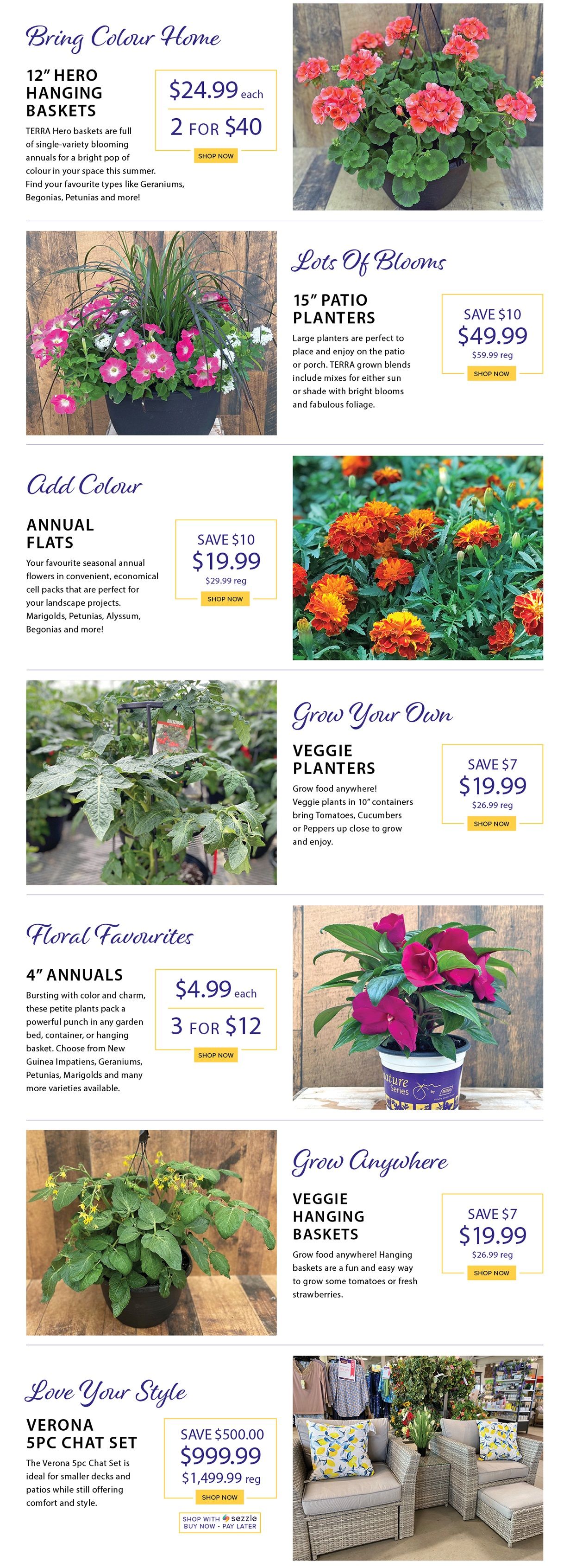 Terra Greenhouses Flyer May 17 to 23